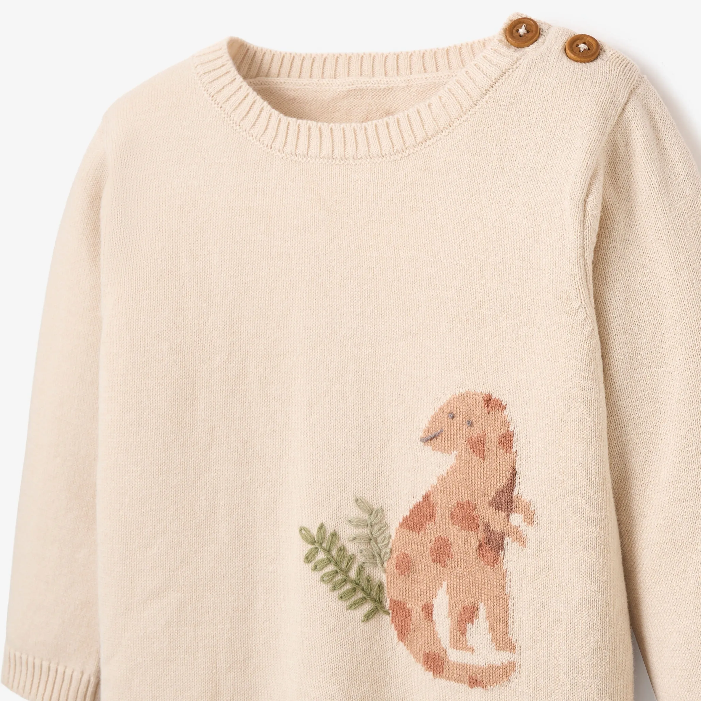 Dinosaur Sweater, Corduroy Pant, & Hat Set