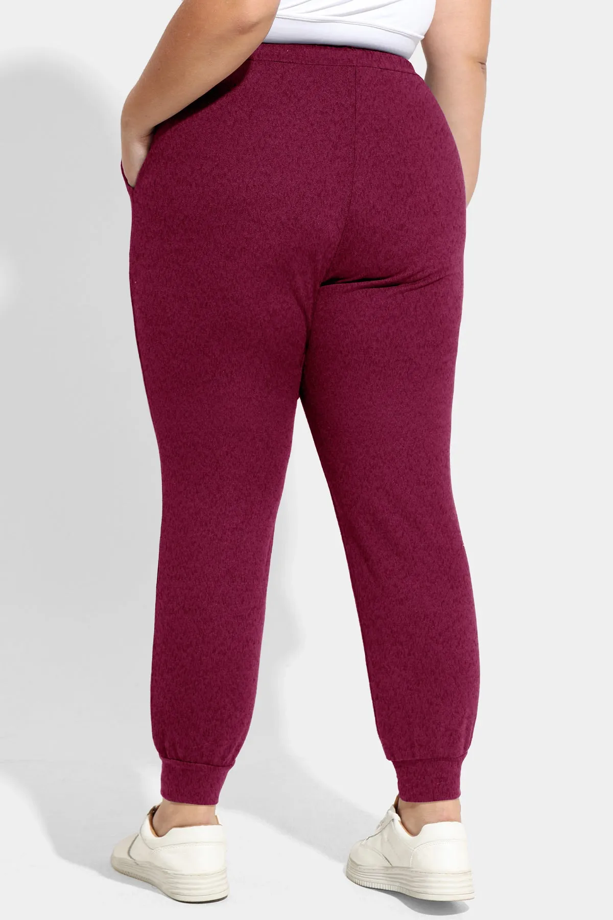 Drawstring Elastic Waist Pockets Sweatpants