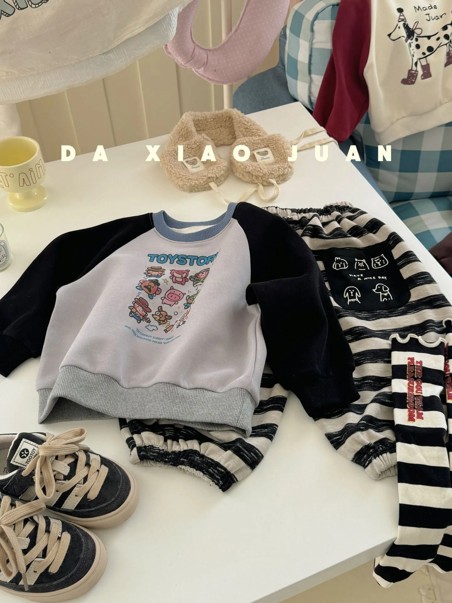 DXJ Kid Cartoon Casual Sweatshirt