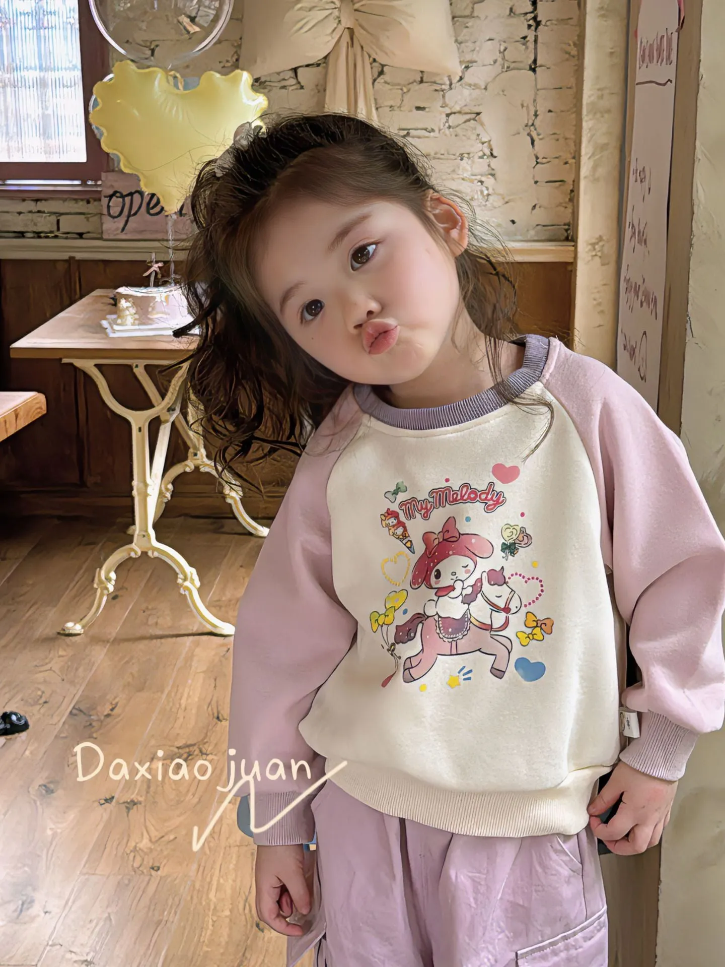 DXJ Kid Cartoon Casual Sweatshirt