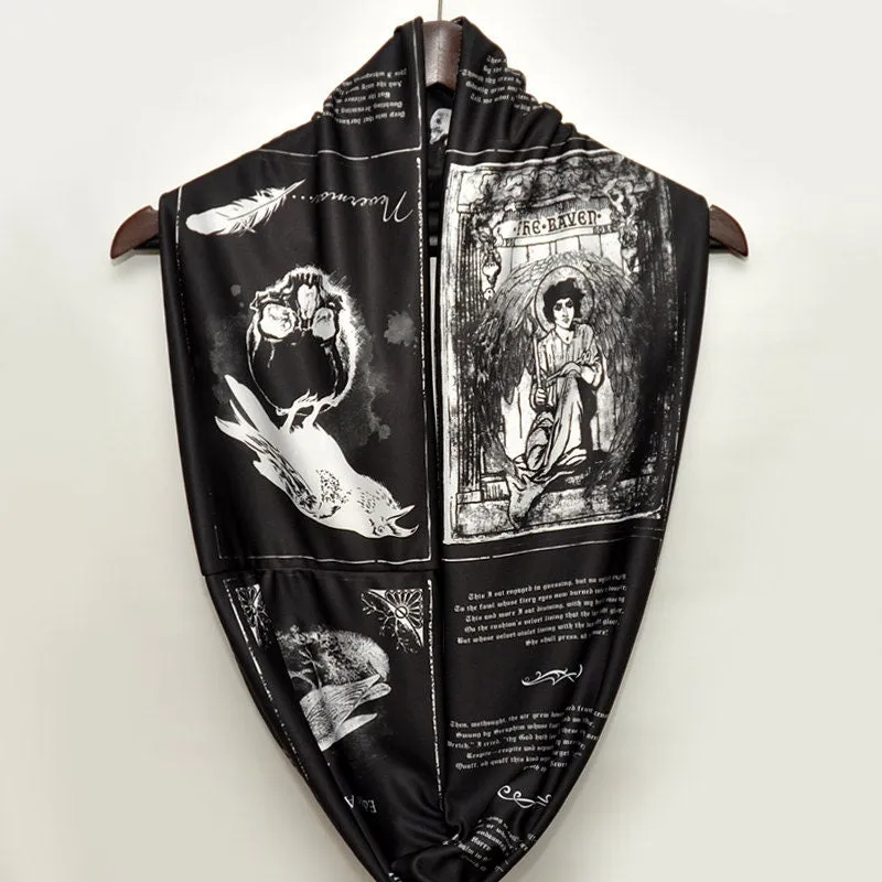 Edgar Allan Poe The Raven Infinity Scarf