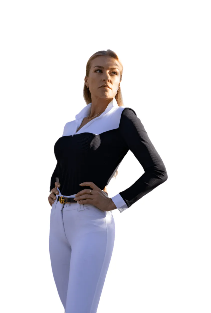 Equisite Elements- Pauline Long Sleeve Show Shirt