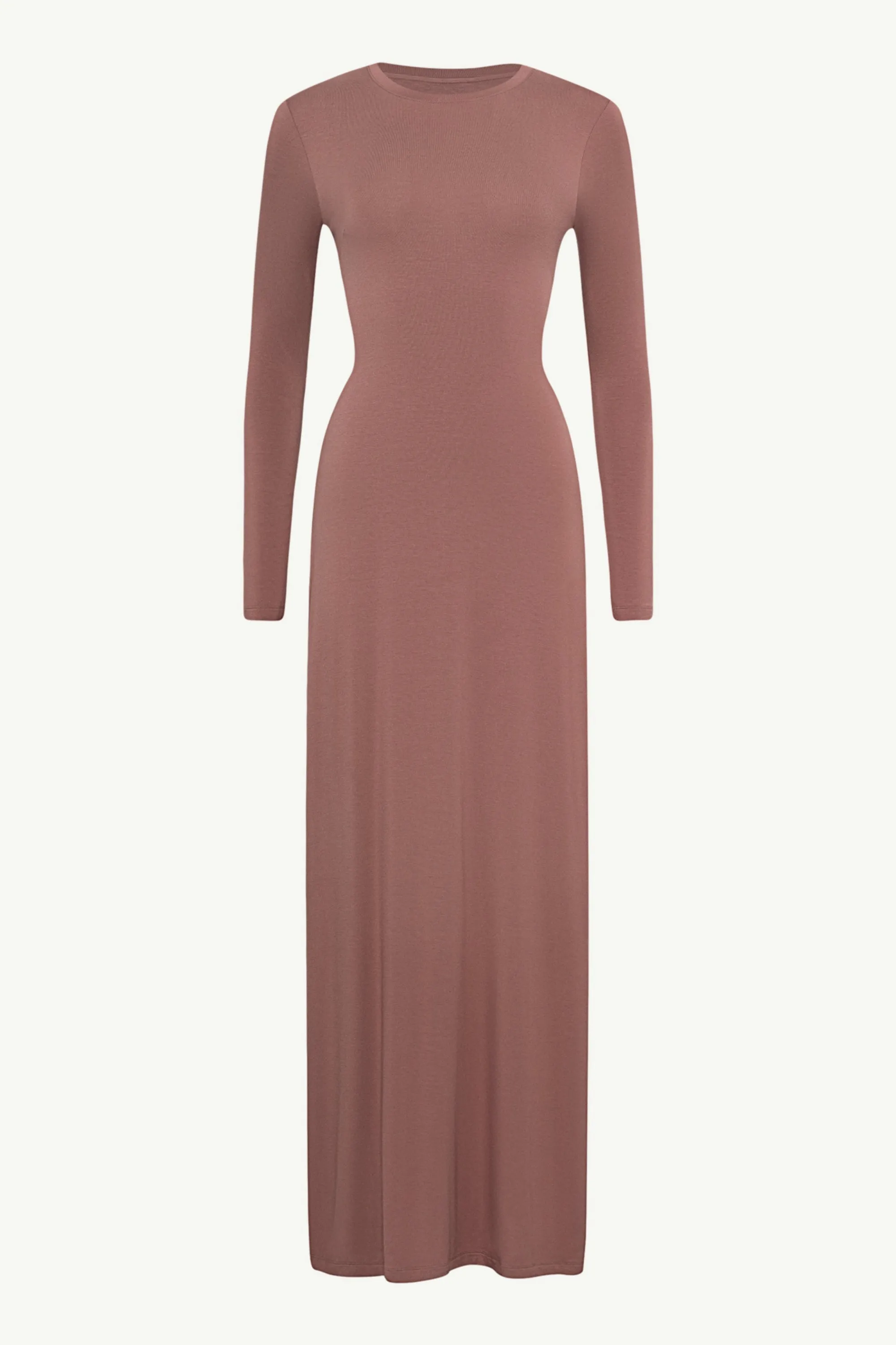 Essential Bamboo Jersey Maxi Dress - Deep Taupe