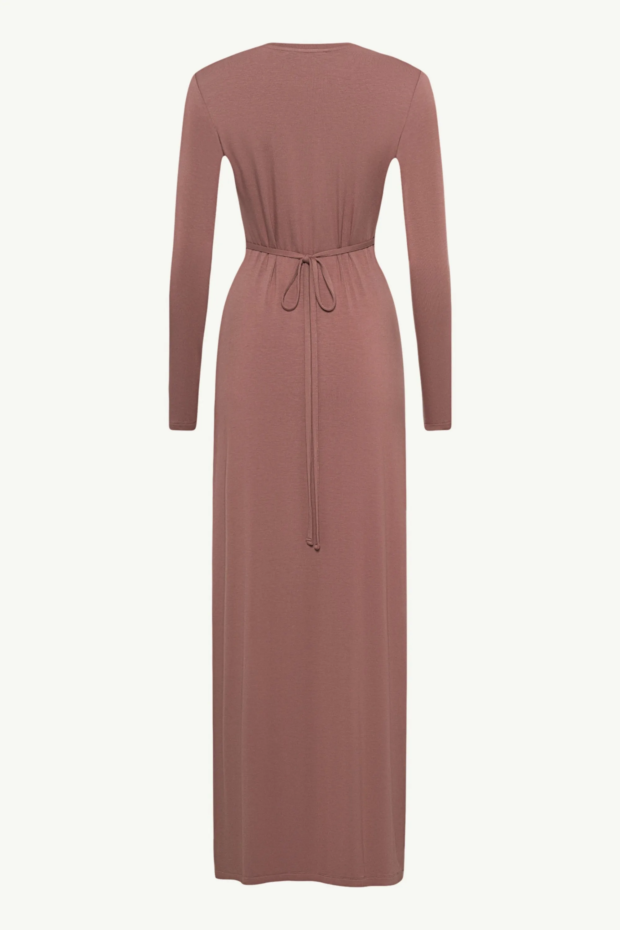 Essential Bamboo Jersey Maxi Dress - Deep Taupe