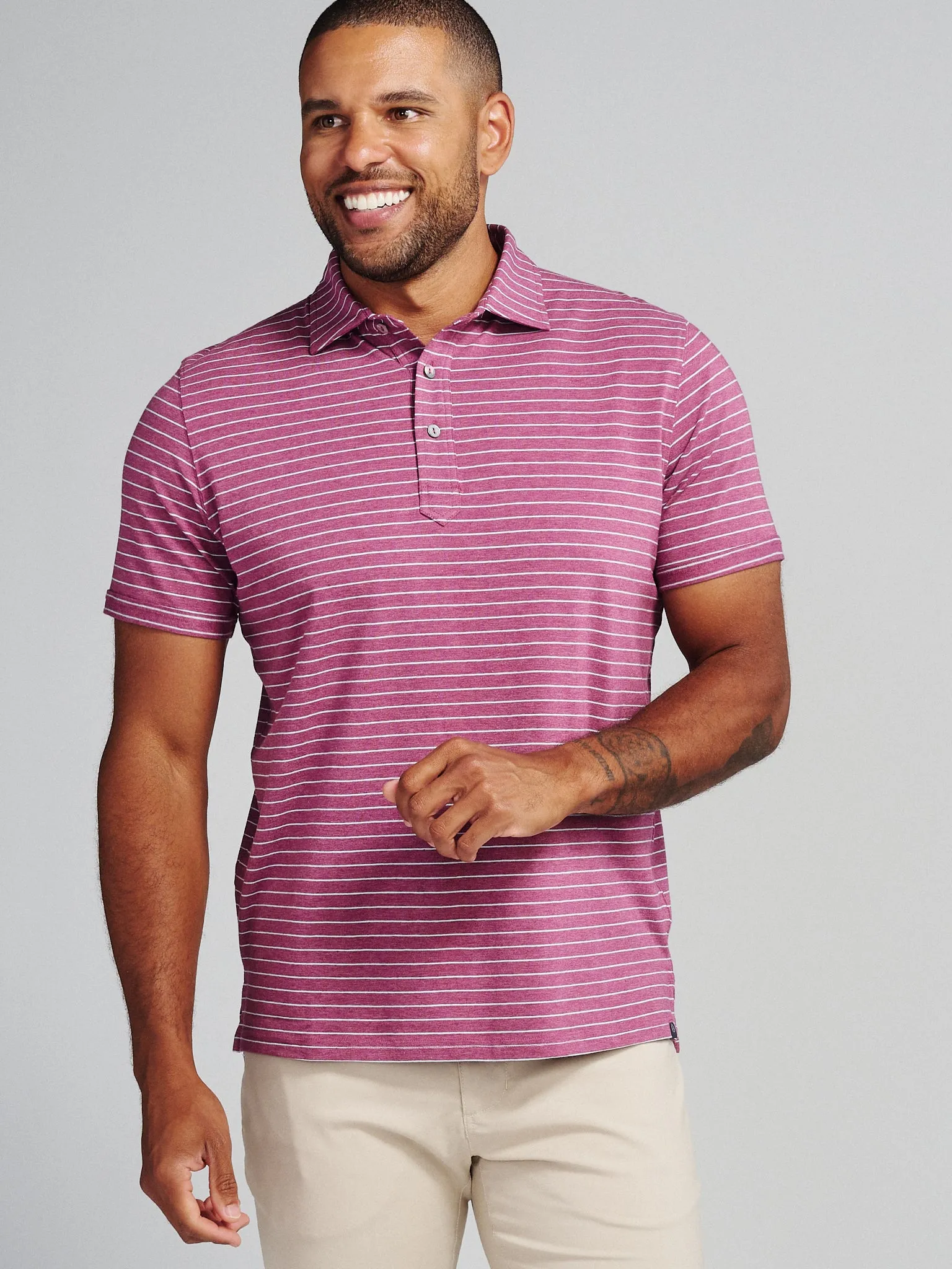 Everywear Polo - Tidal  Stripe