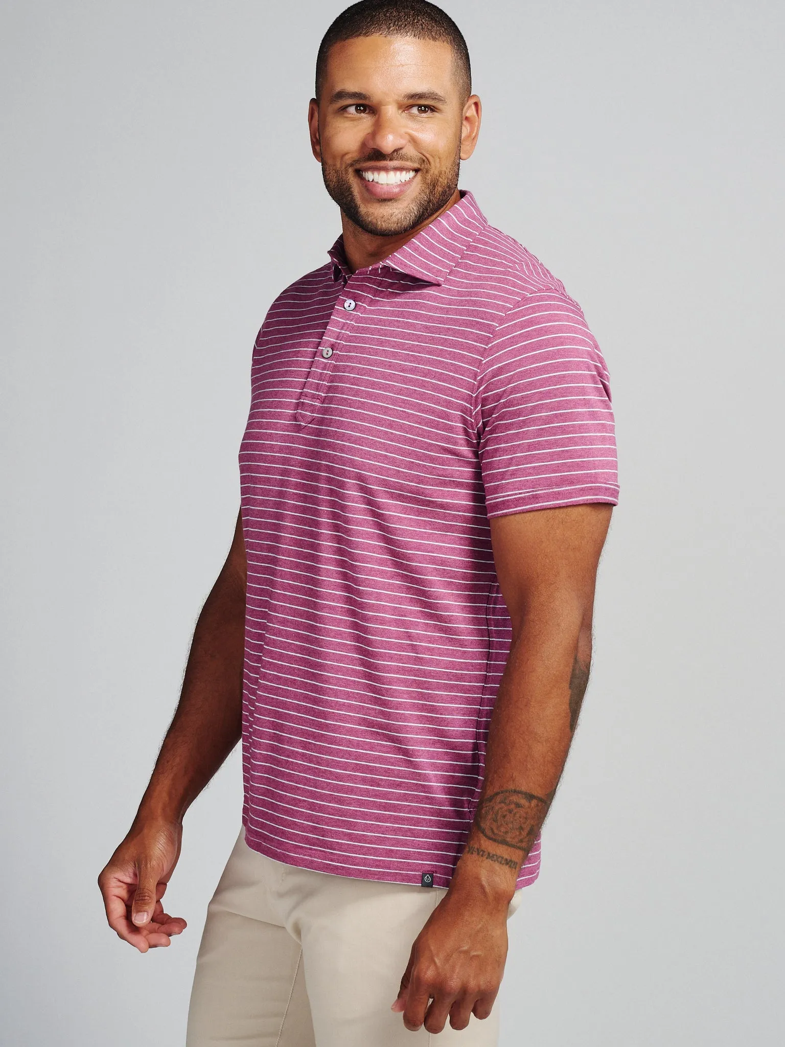 Everywear Polo - Tidal  Stripe