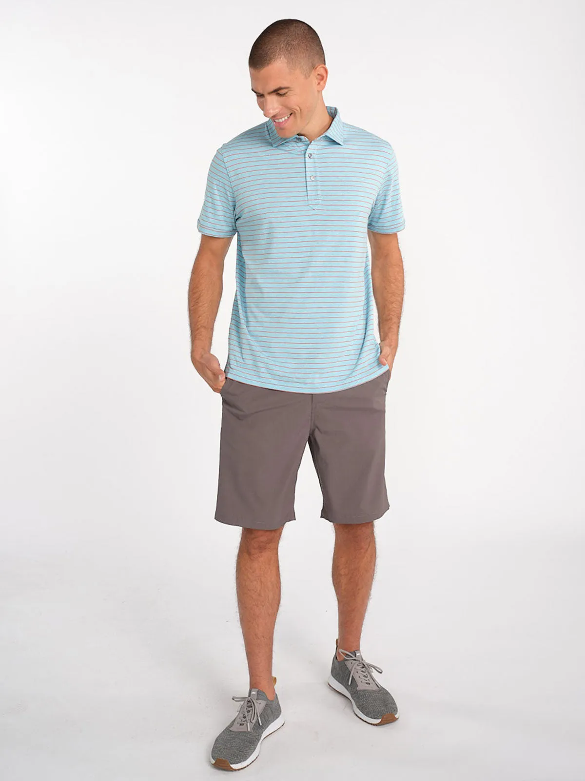 Everywear Polo - Tidal  Stripe