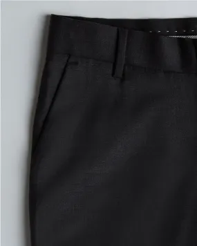 Exquisite Blended Wool Dress Pants - Dark Grey