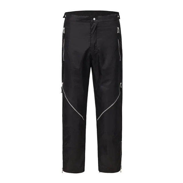 Fake Zipper Decorated Streetwear Cargo Pants