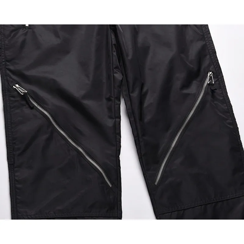 Fake Zipper Decorated Streetwear Cargo Pants