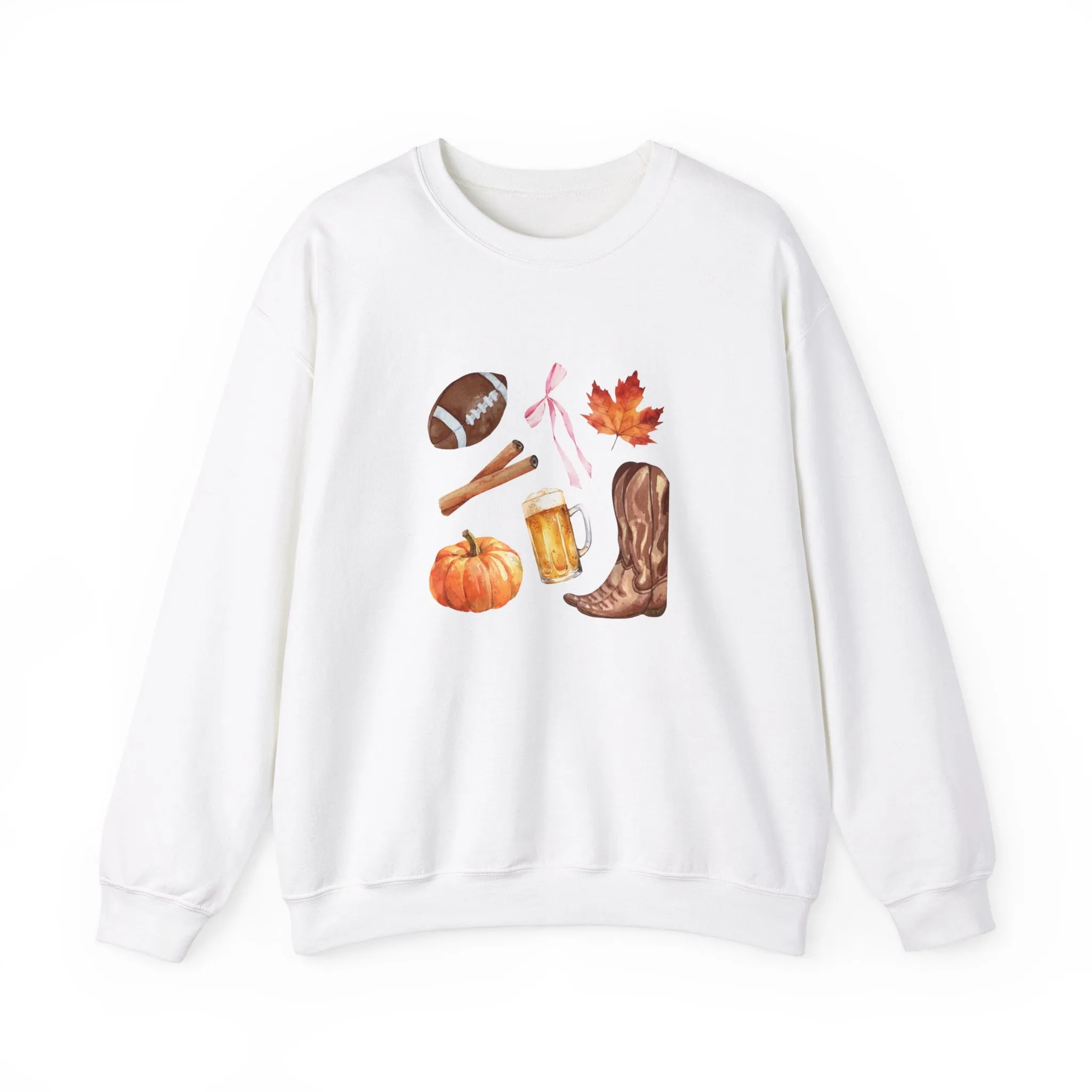 Fall Themed Crewneck Sweatshirt