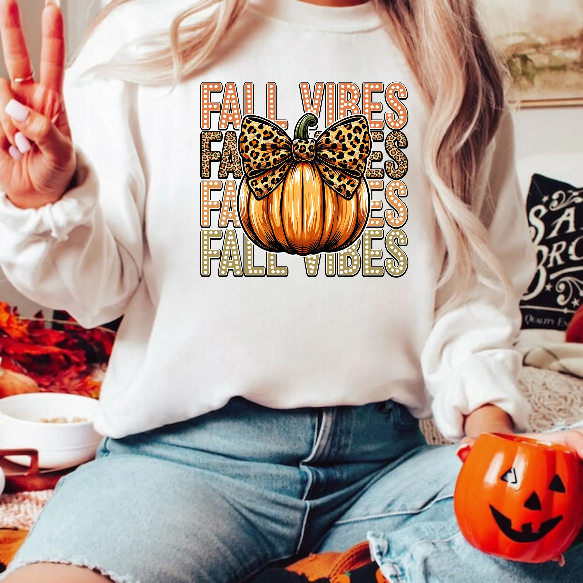 Fall Vibes Crewneck Sweatshirt