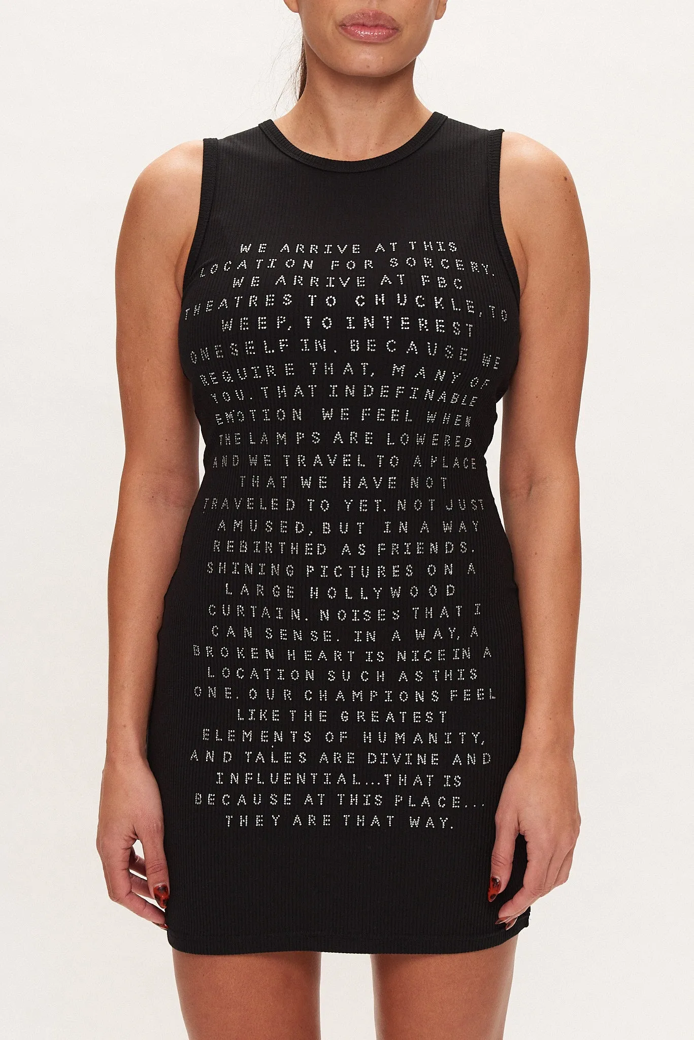 FBC Theatres Bedazzled Quote Dress