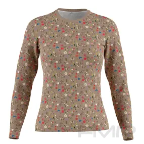 FMR Women's Floral Print Long Sleeve Performance Shirt