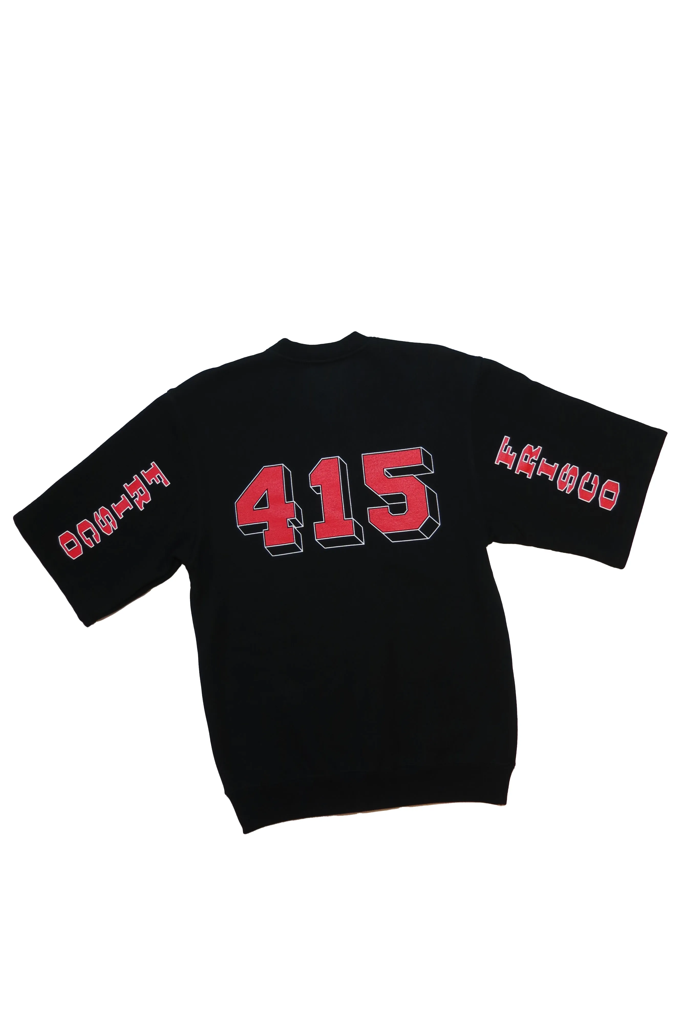 Frisco 415 Chop Sleeve Crew Neck Sweatshirt