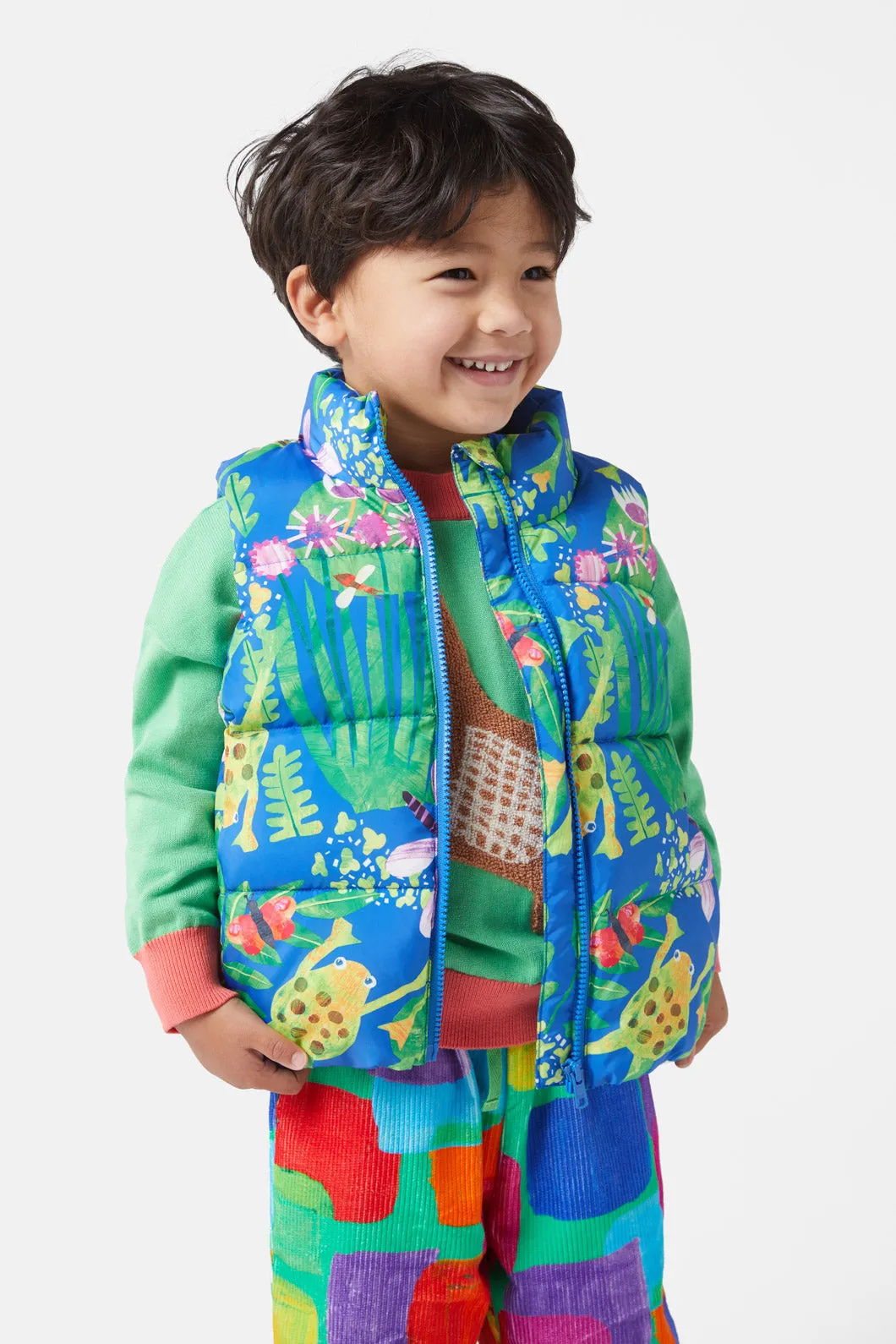 Frogs Kids Puffer Vest