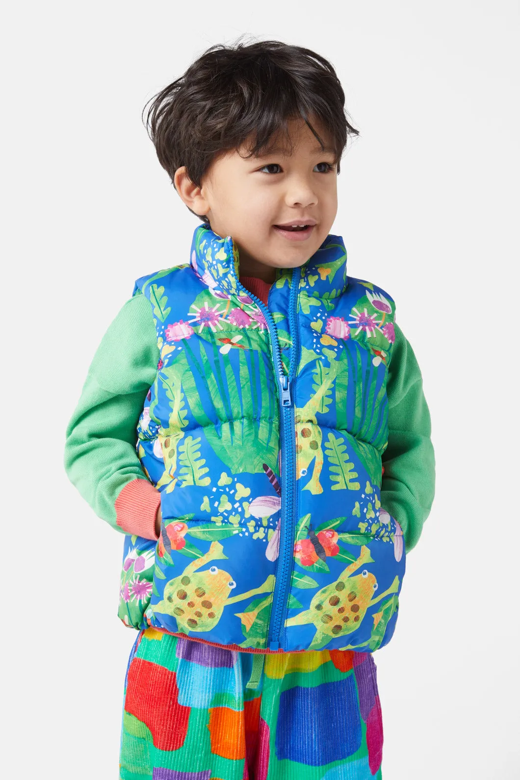 Frogs Kids Puffer Vest