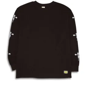 Fucking Awesome Lilith Long Sleeve Thermal Shirt - Black