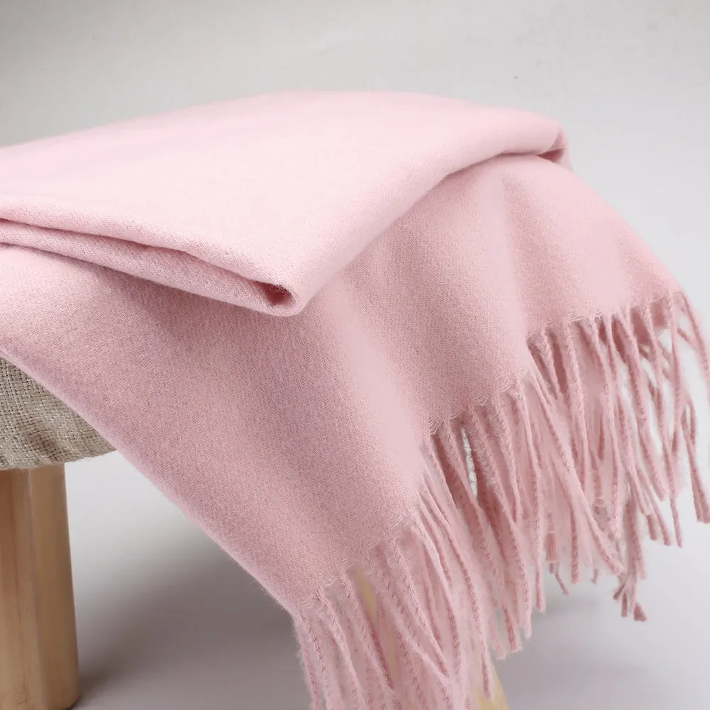 FURTALK Women Winter Cashmere Scarf Shawls  SKY 250g Drop Shipping AD010