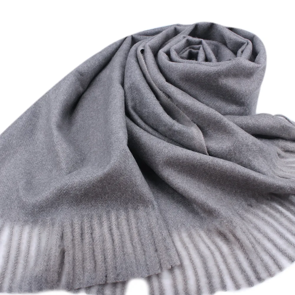 FURTALK Women Winter Cashmere Scarf Shawls  SKY 250g Drop Shipping AD010