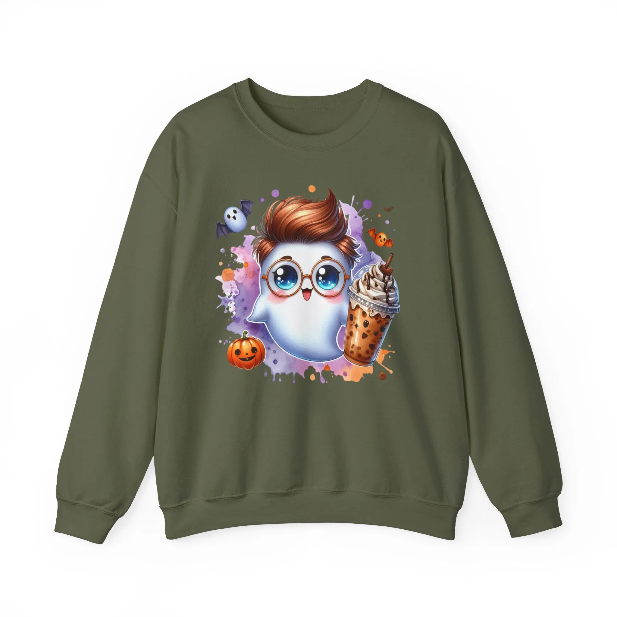 Ghost, Latte and Pumpkin Sweatshirt