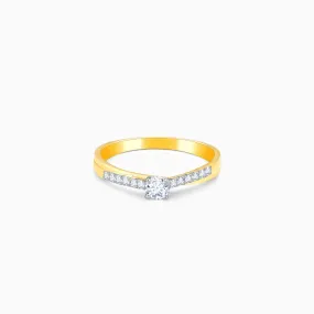 Gold Dazzling Dreams Diamond Ring