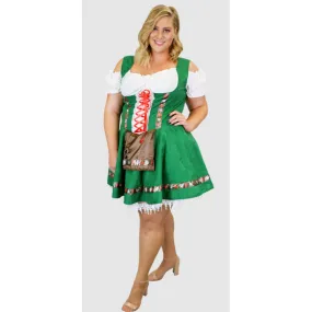 Gretel Girl Green Dirndl - Extra Large