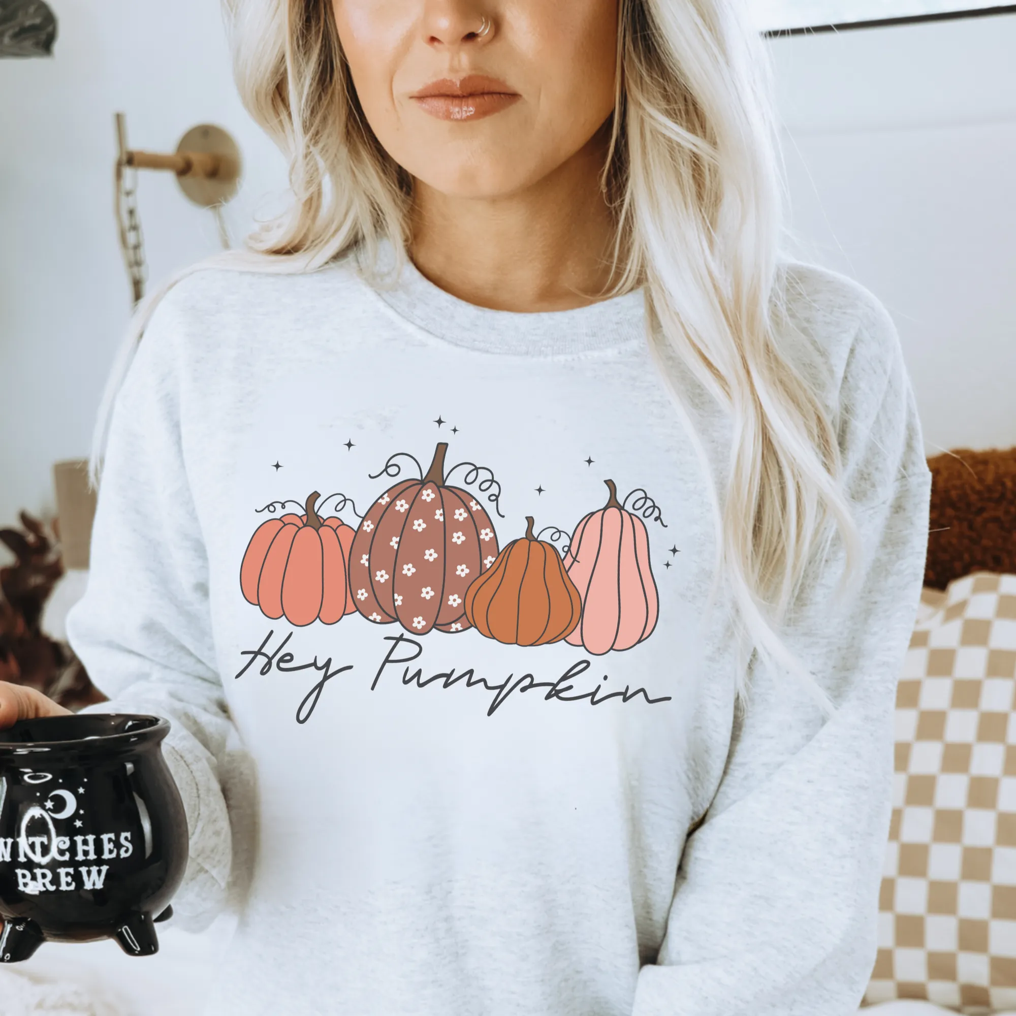 Hey Pumpkin Crewneck Sweatshirt