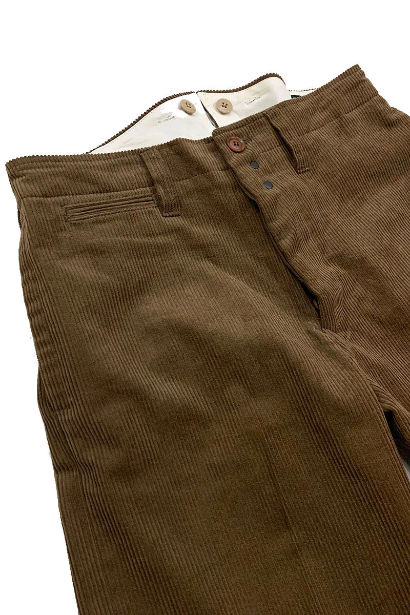 High Back Corduroy Work Trousers