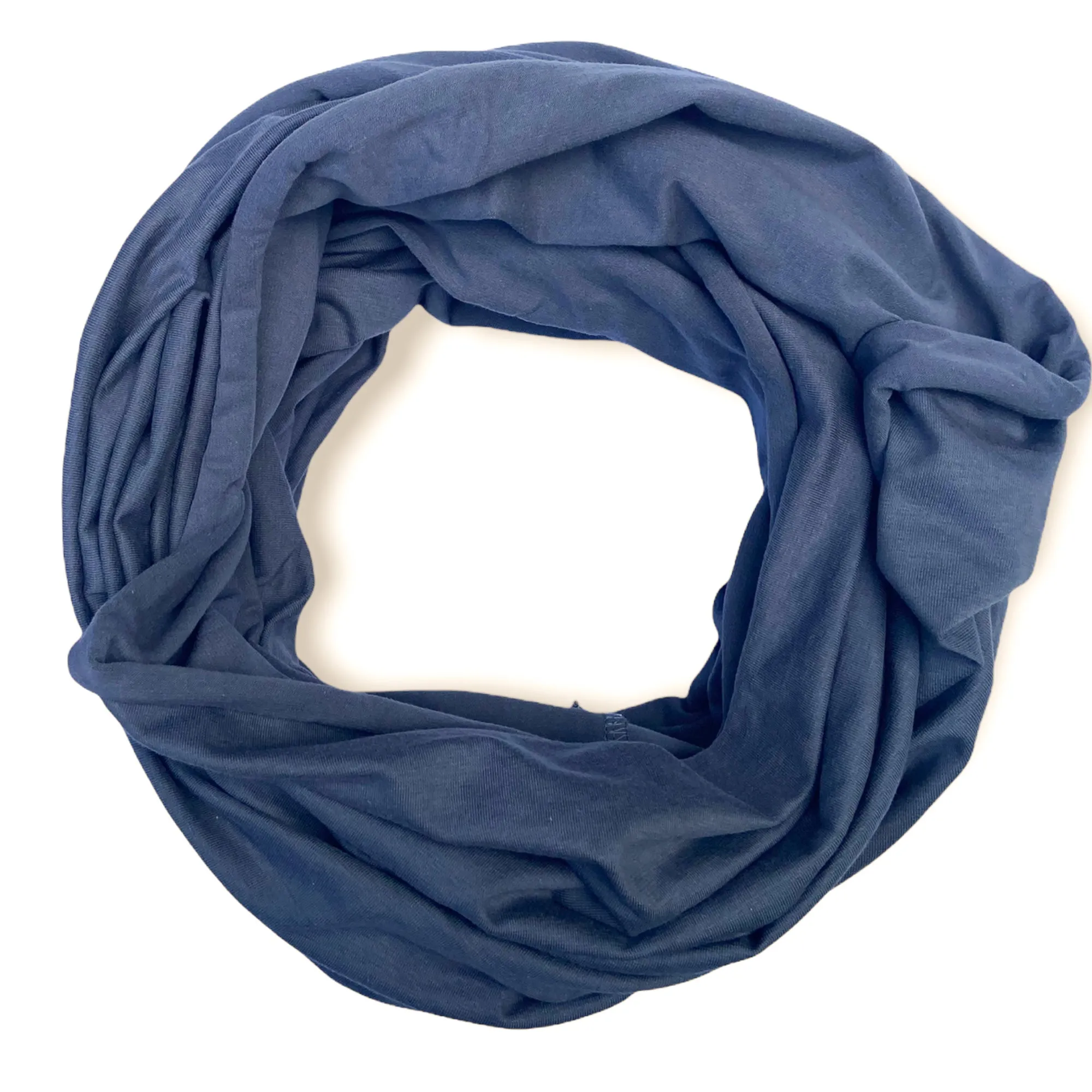 Hoop Scarf | Thick & Stretchy | Grey