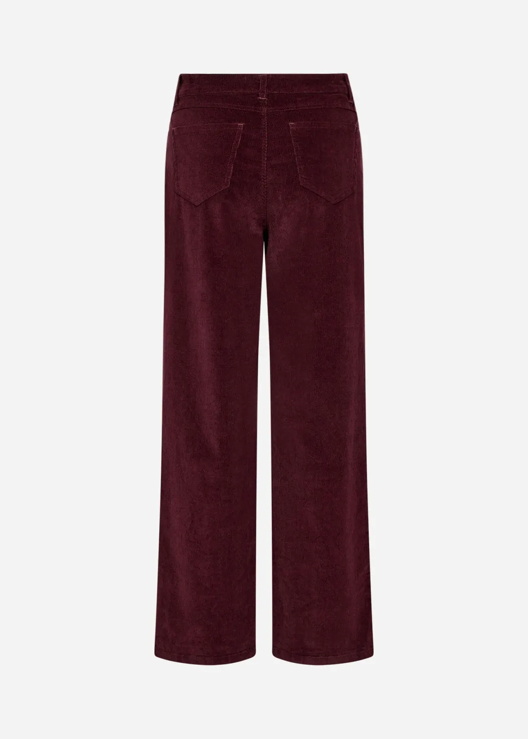 Ivalou 3 Corduroy Jeans Burgandy