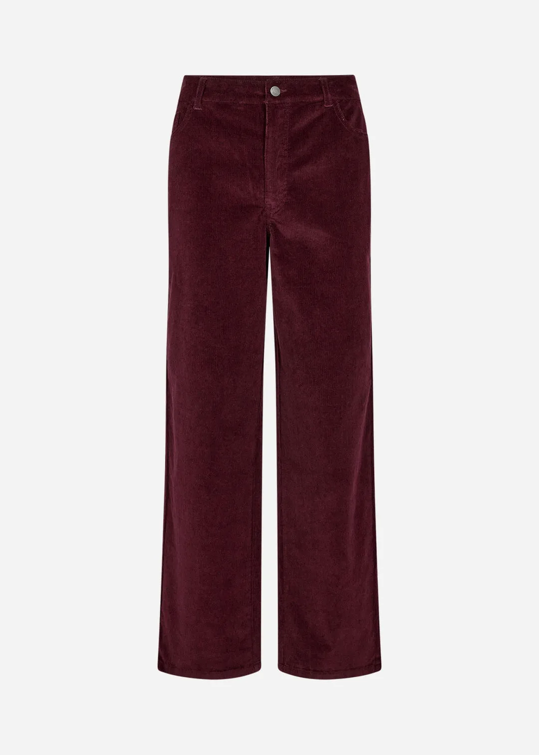 Ivalou 3 Corduroy Jeans Burgandy