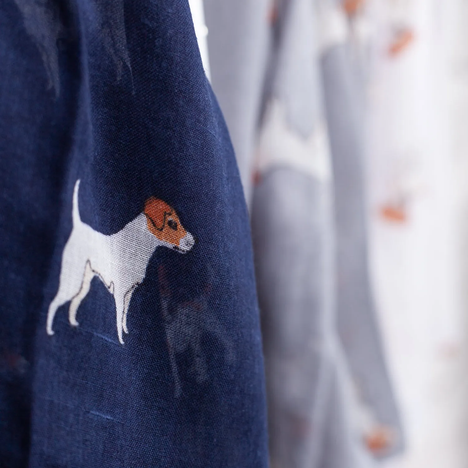 Jack Russell Print Scarf