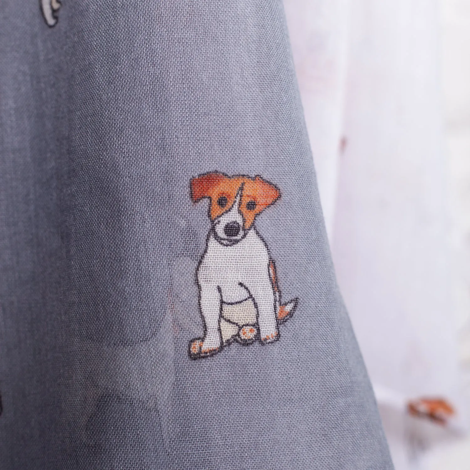 Jack Russell Print Scarf