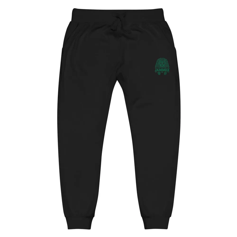 Jade Pharaoh - Unisex Embroidered Fleece Joggers