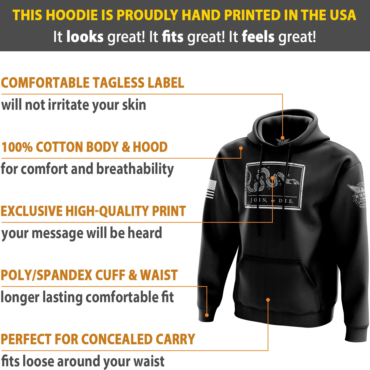 Join or Die Hoodie