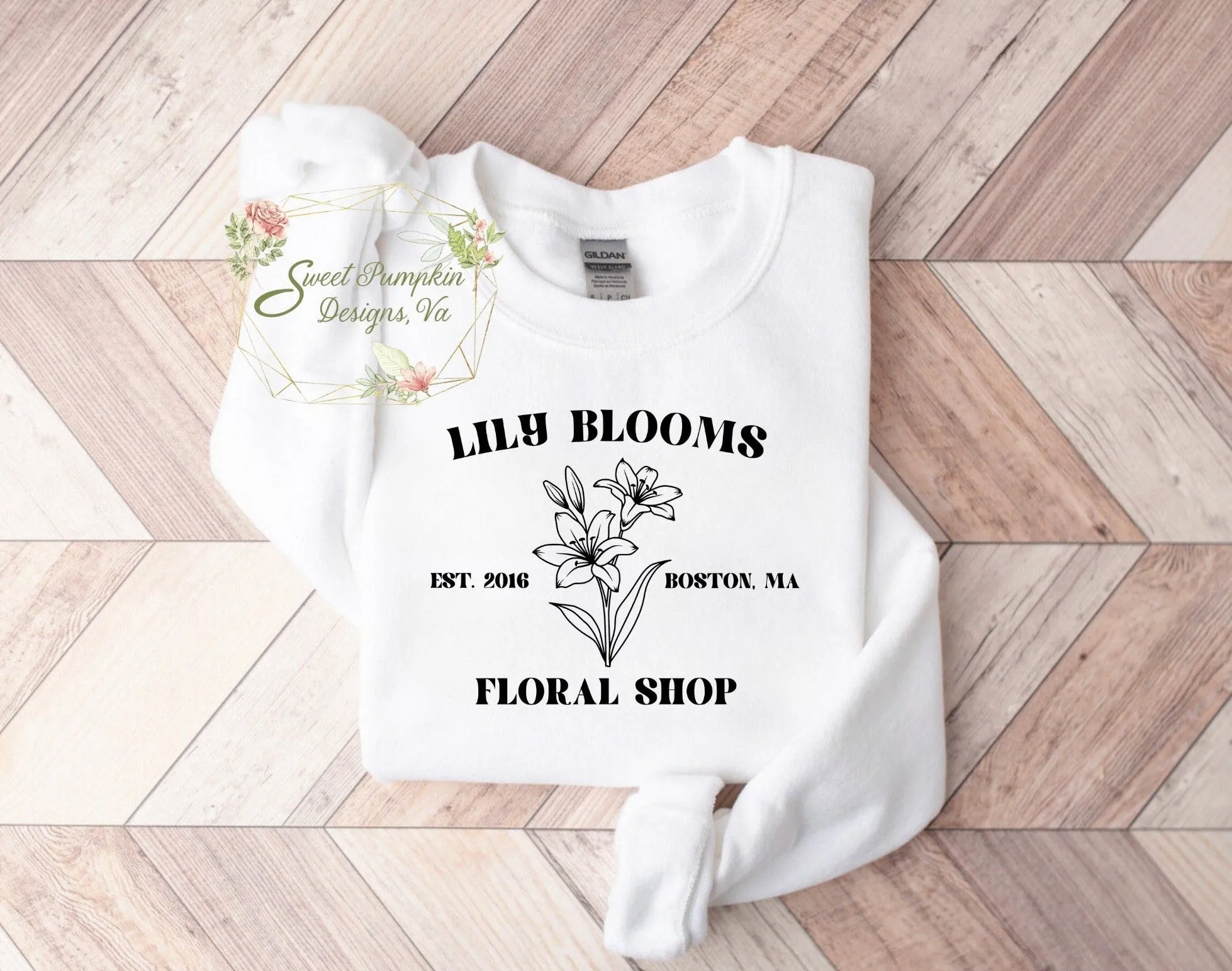 Lily Floral Shop Crewneck Sweatshirt