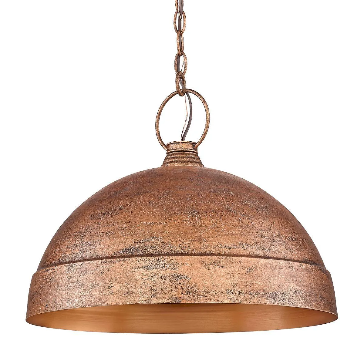 Lincoln 17 in. Pendant Light Copper Finish