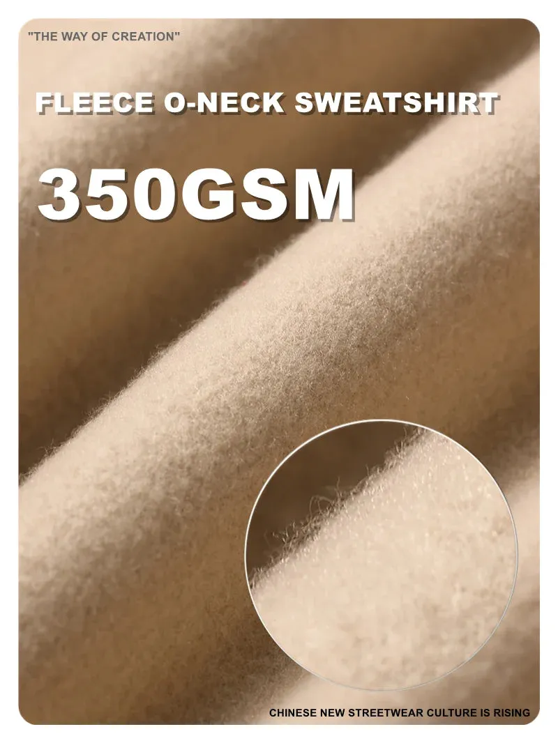 Loose Basic Solid Winter Sweatshirts