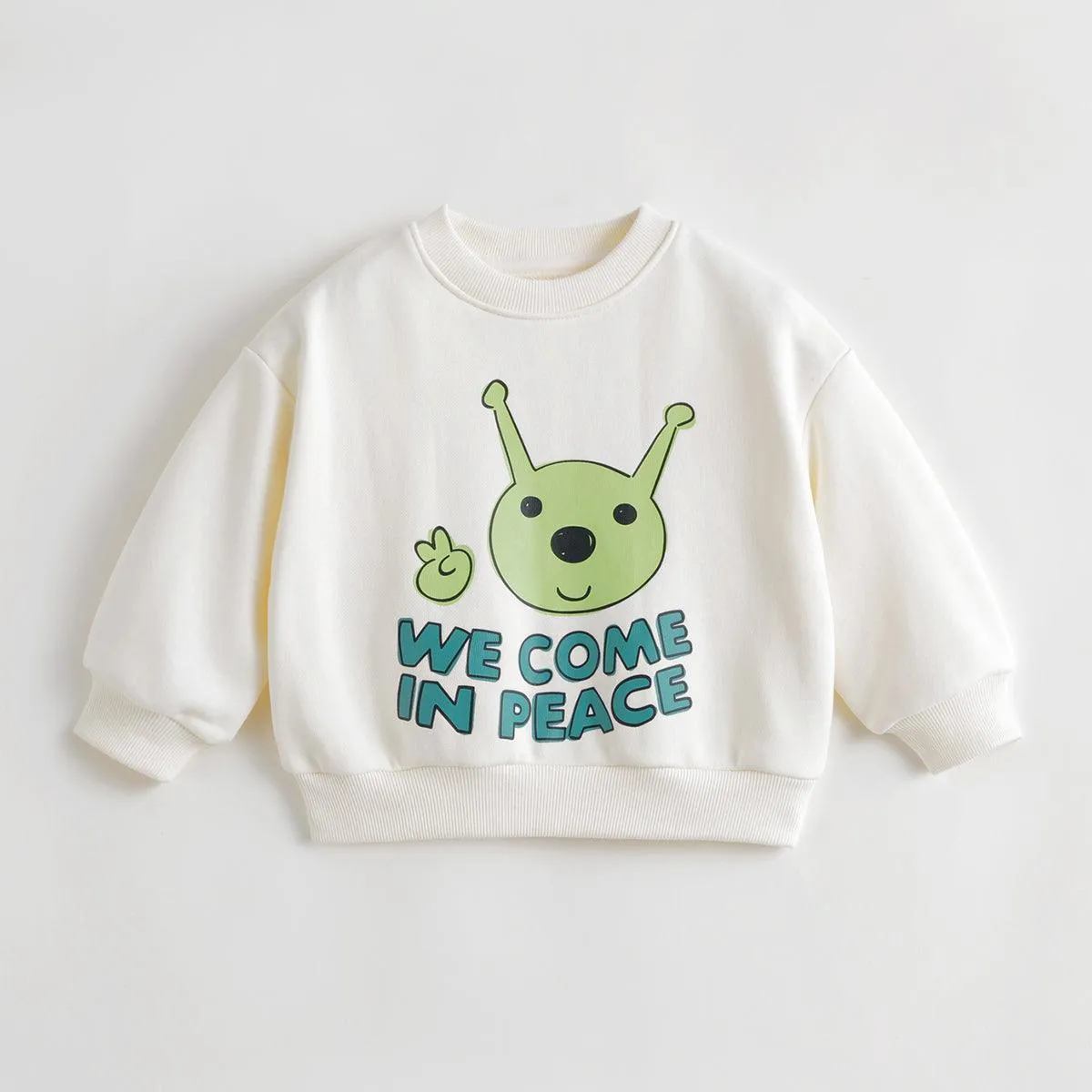 MARC & JANIE Boys Cartoon Doodle Sweatshirt Sets 231281