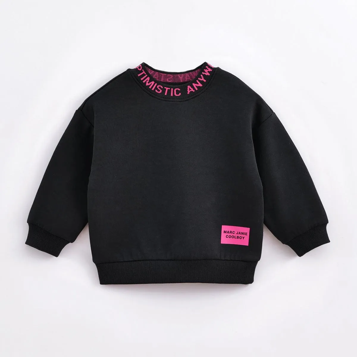 MARC & JANIE Boys Girls Letter Loose Sweatshirt 221315