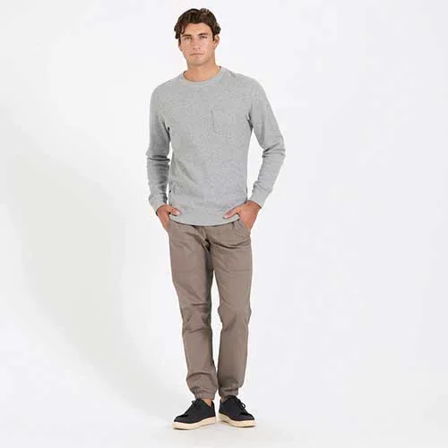 Men's Jeffreys Pullover - Heather Grey