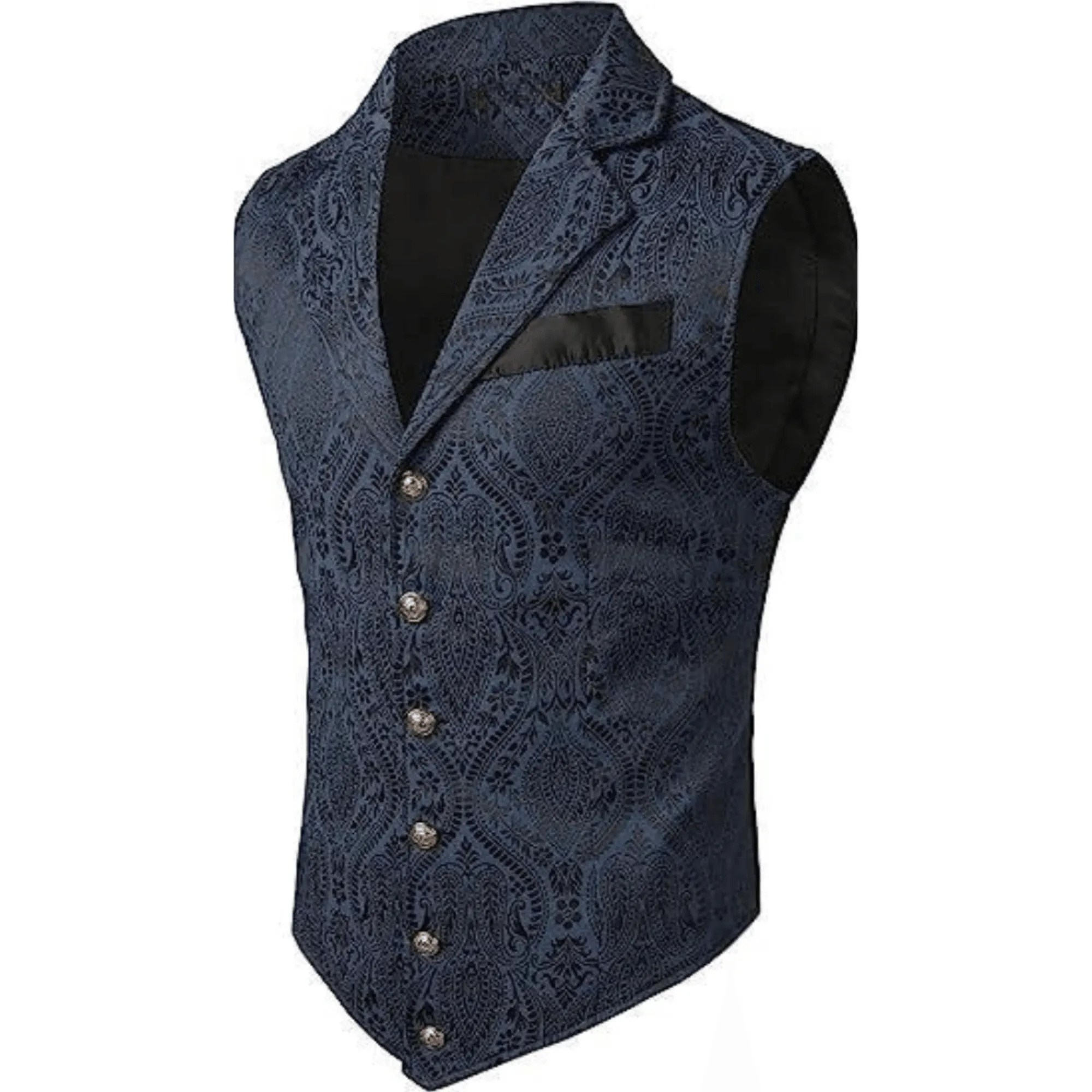 Men's Victorian Suit Vest Waistcoat Men's Casual Vest Evening Attire