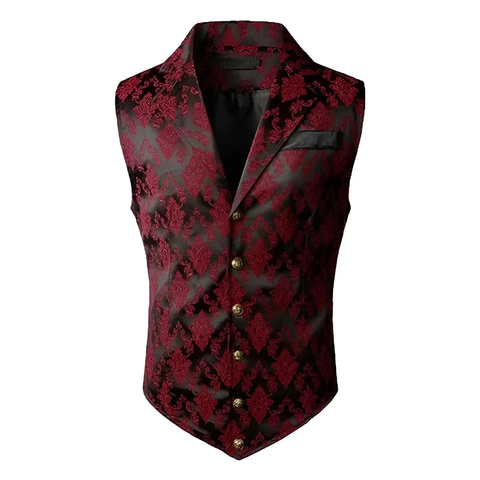 Men's Victorian Suit Vest Waistcoat Men's Casual Vest Evening Attire