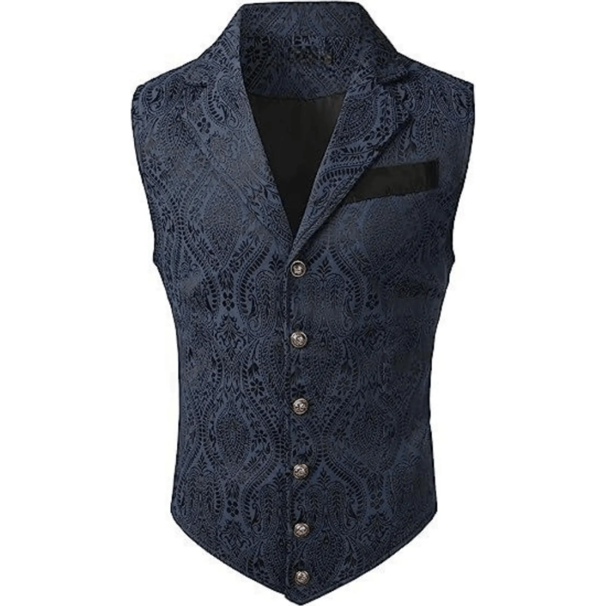 Men's Victorian Suit Vest Waistcoat Men's Casual Vest Evening Attire