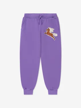 Mini Rodini Kids Organic Cotton Horse Sweatpants