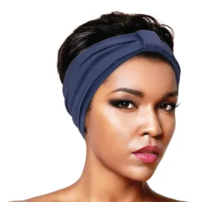 Ms Remi Wide Silky Ribbed Headwrap Scarf