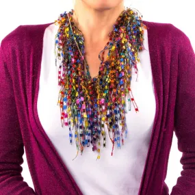 MultiColor Statement Necklace Scarf