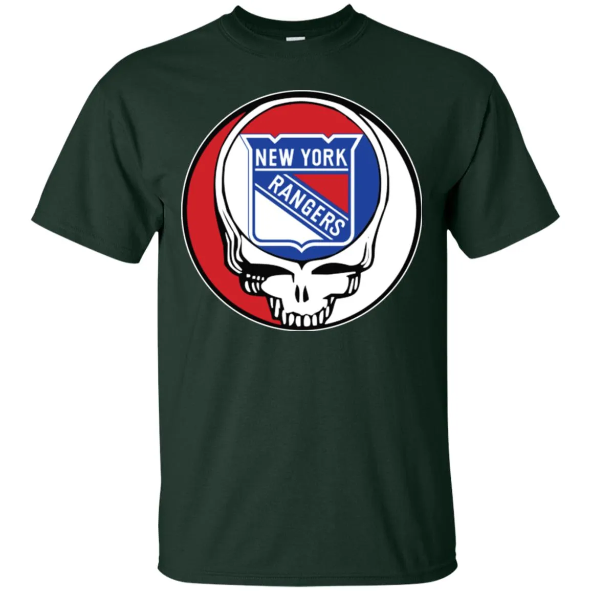 New York Rangers Grateful Dead Steal Your Face Hockey Nhl Shirts