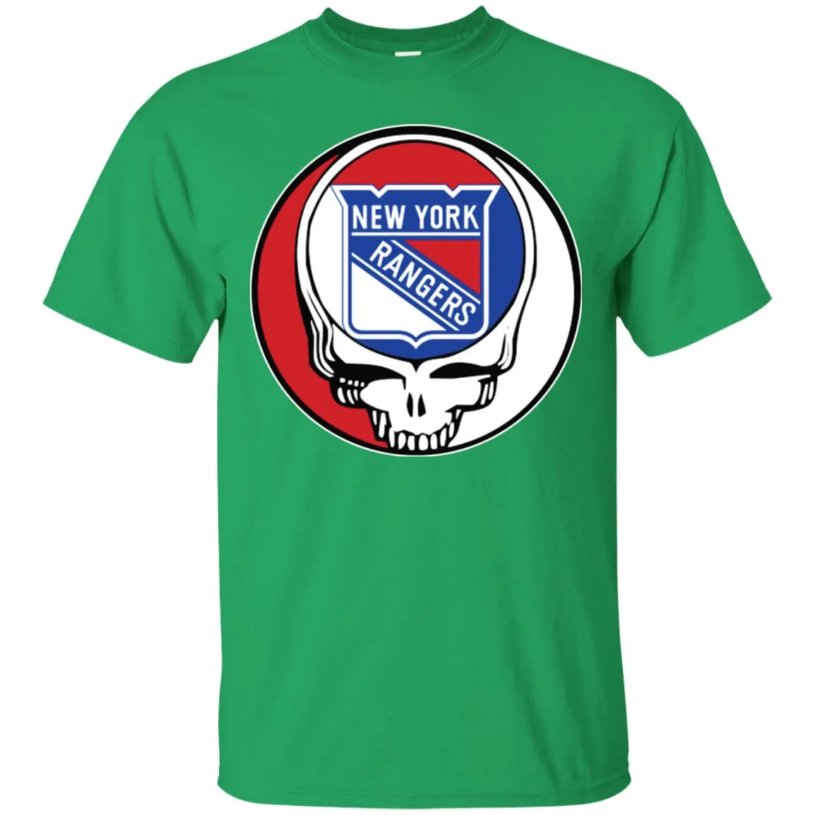 New York Rangers Grateful Dead Steal Your Face Hockey Nhl Shirts